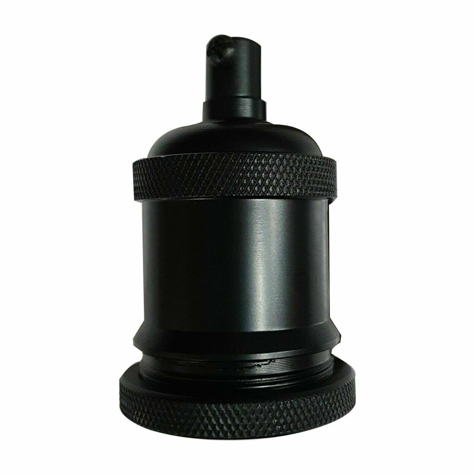 Industrial E27 Lamp Holder with Cord Grip Multi-Colour Finishes ~3423