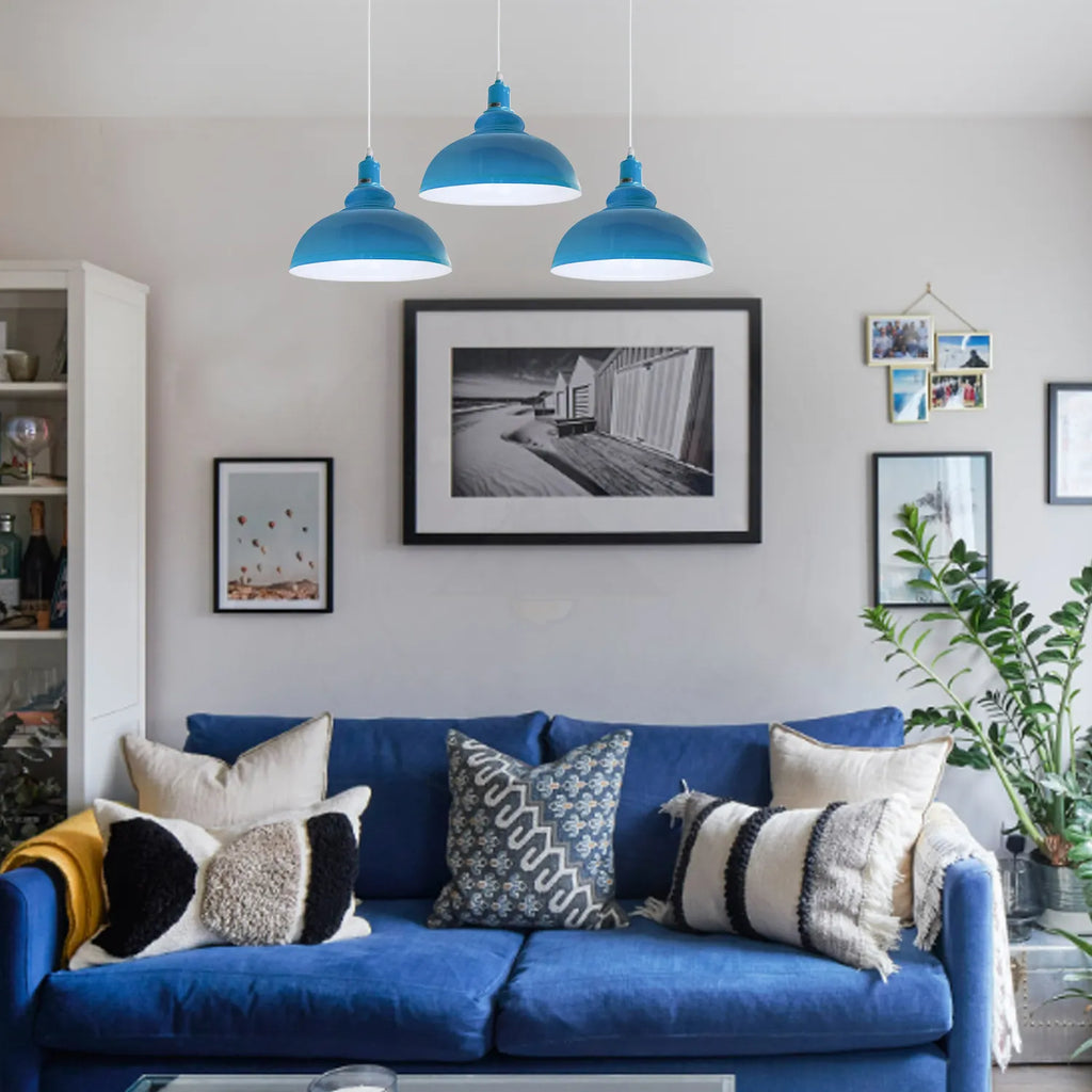 3 Way Vintage Ceiling Curvy Hanging E27 Pendant Light Fixture~4299