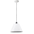 Contemporary Modern Pendant Light With Metal Fabric White Lampshade~5095