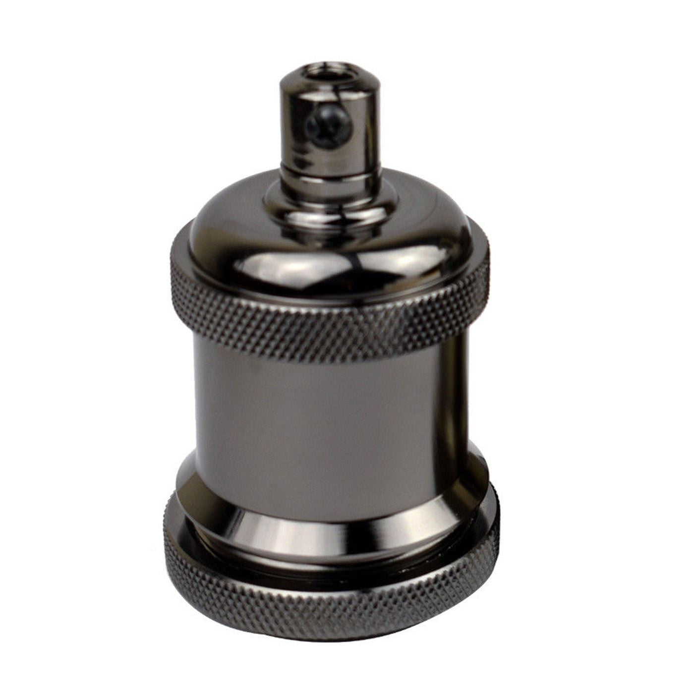 Industrial E27 Lamp Holder with Cord Grip Multi-Colour Finishes ~3423